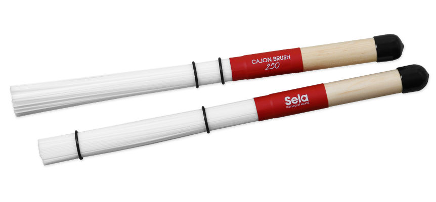 זוג מקלות לקחון Sela Cajon Brush 180 SE035
