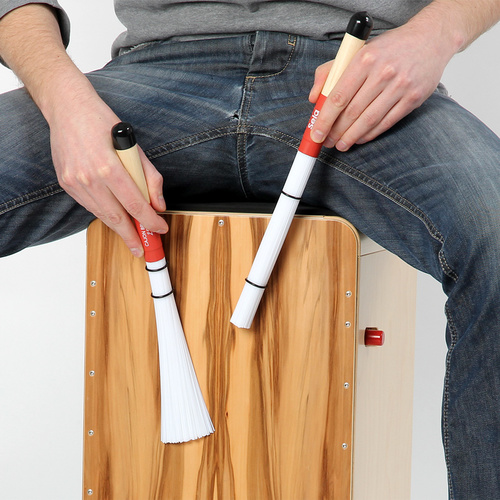 זוג מקלות לקחון Sela Cajon Brush 180 SE035