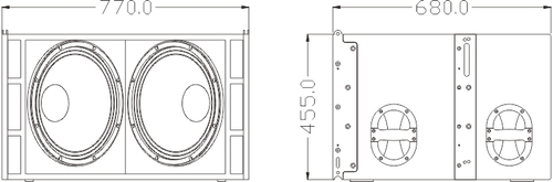 מגבר מקצועי מדגם MLA215B/MLA215BA