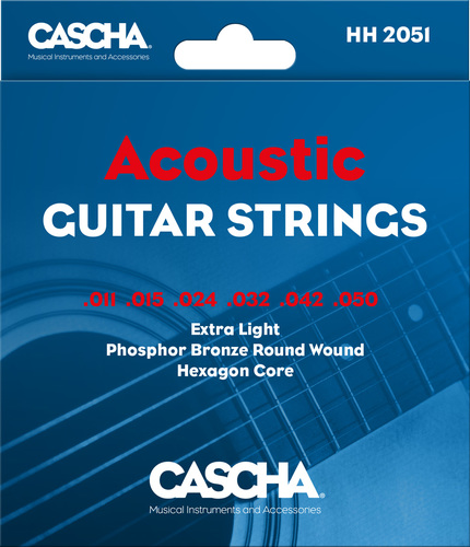 סט מיתרים לגיטרה אקוסטית CASCHA HH2051