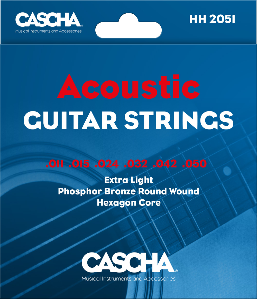 סט מיתרים לגיטרה אקוסטית CASCHA HH2051