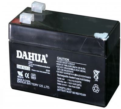 מצבר 12 וולט 2.3 אמפר לשעה 2.3A 12V 