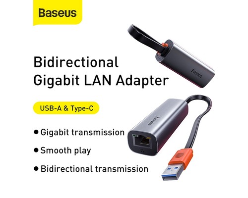 BASEUS USB A Gigabit LAN Adapter