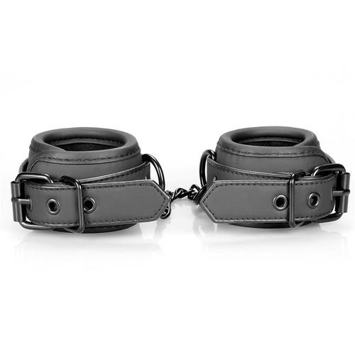 אזיקי ידיים דמוי עור טבעוני  Fetish - Handcuffs Vegan Leather