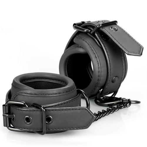 אזיקי ידיים דמוי עור טבעוני  Fetish - Handcuffs Vegan Leather