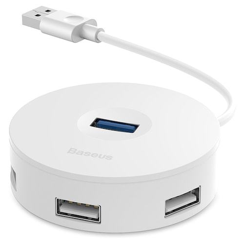 BASEUS round box hub adapter white