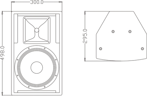 רמקול מקצועי דגם QS10Ⅱ