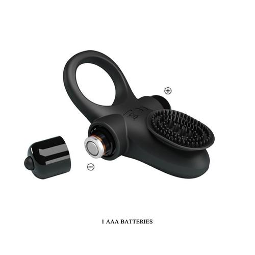 טבעת רטט מסיליקון איכותית 10 מצבי רטט - Vibrating Ring Vibrating Penis Ring II