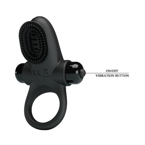 טבעת רטט מסיליקון איכותית 10 מצבי רטט - Vibrating Ring Vibrating Penis Ring II