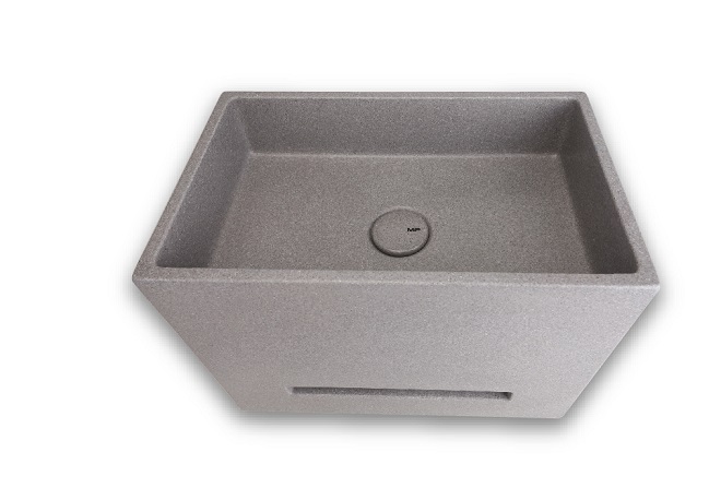 כיור רחצה תלוי נובו אפור בטון מעושן MPC-M-4025ED