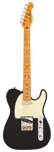 Vintage V75 ReIssued Electric Guitar ~ Gloss Black