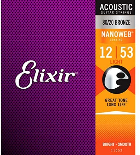 סט מיתרים לגיטרה אקוסטית 012-053 Nanoweb 