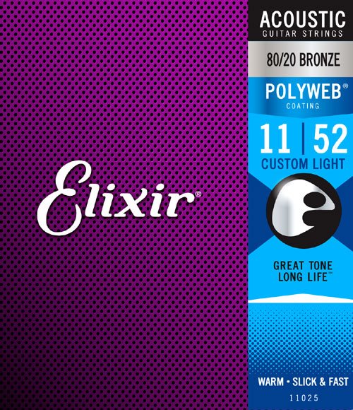 סט מיתרים לגיטרה אקוסטית 011-052 Polyweb 