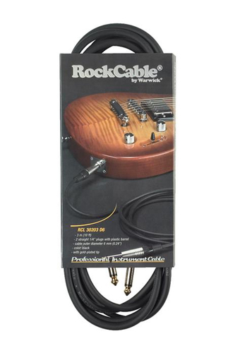 כבל גיטרה 3 מ' Warwick RockCable