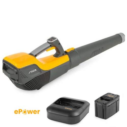מפוח עלים נטען BL 500e + סוללה 4 אמפר ומטען סטיגה
