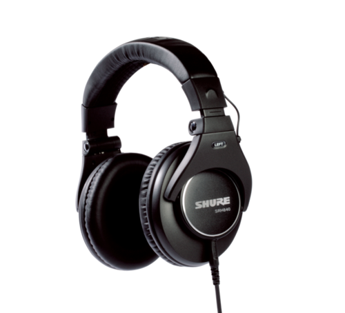 אוזניות אולפן ודי ג’יי SHURE SRH840
