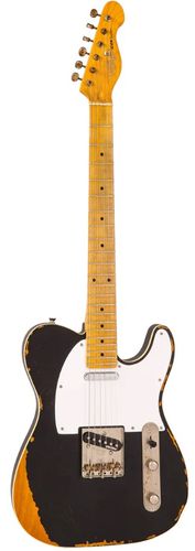 Vintage V59 ICON Electric Guitar ~ Distressed Black
