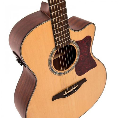 זוית נוספת Vintage VGA990 Electro-Acoustic Sweetwater Guitar ~ Natural