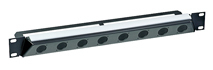 NZP1RU-8 פאנל חיבורים למסד 19" עם זווית NEUTRIK