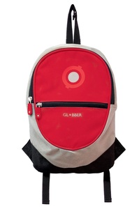 תיק גב עם רצועות 4 ליטר לתליה נוחה על גבי קורקינט או אופניים - אדום