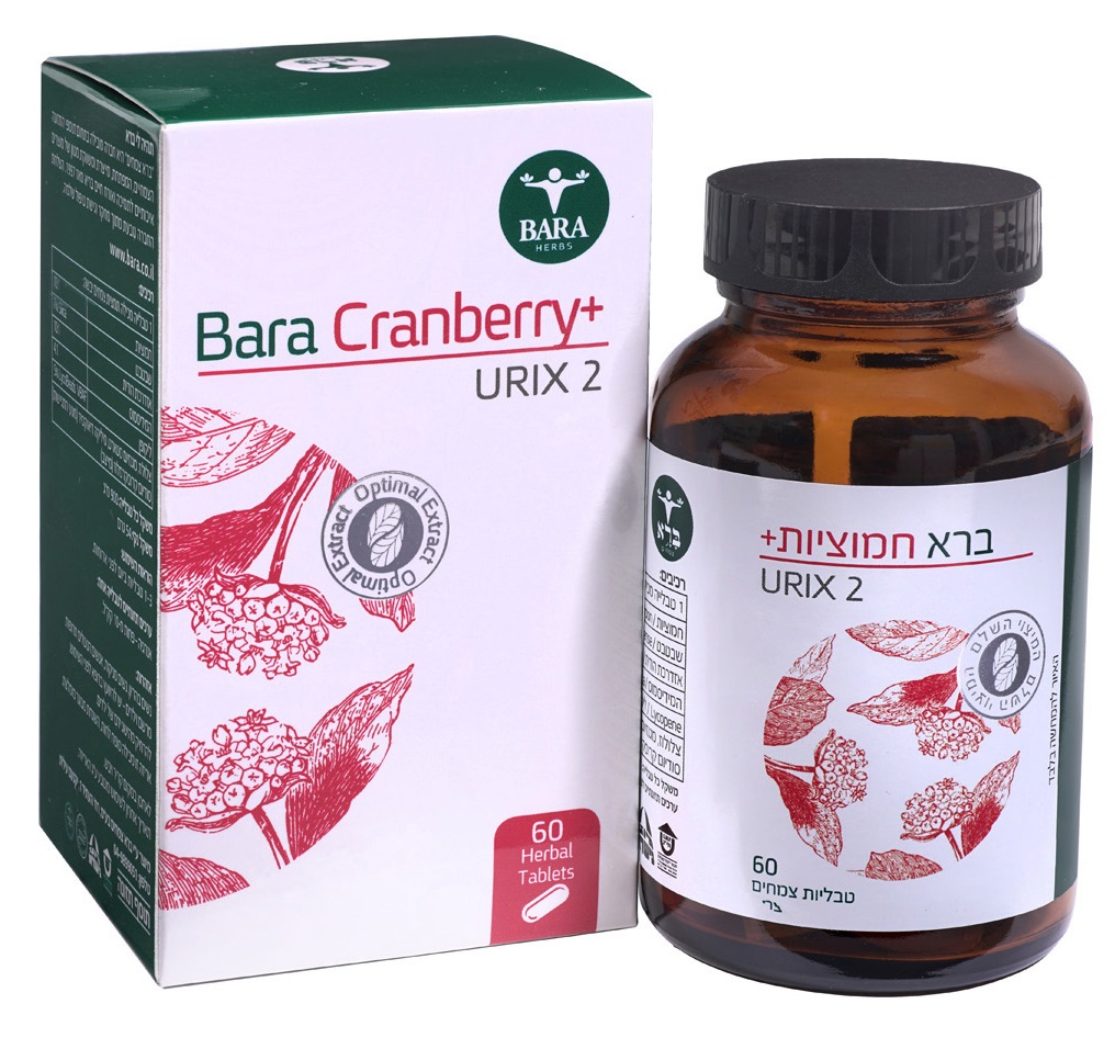 Bara Cranberry plus | חמוציות פלוס  60 כמוסות ברא