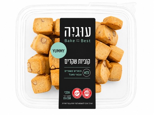 קוביות שקדים - עוגיה
