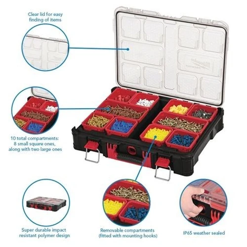 אורגנייזר 10 תאים PACKOUT דגם 4932464082