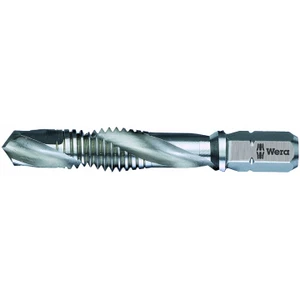 מקדח מברז משולב קצה משושה דגם Wera 51046