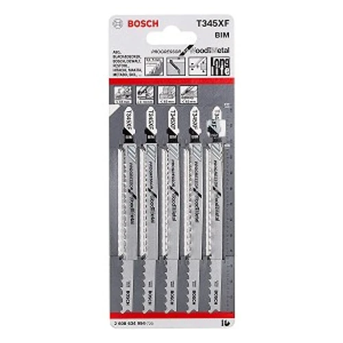 סט 5 להבי מסור אנכי BOSCH T345XF