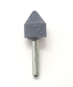 אבן ציר (6מ"מ) השחזה לברזל גלילית עם חוד