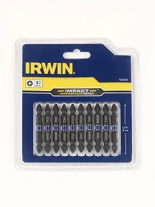 חבילת 10 ביטים דו צדדיים IRWIN PZ2