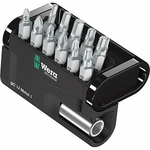 סט ביטים 12 יחידות דגם Wera 4013288179883