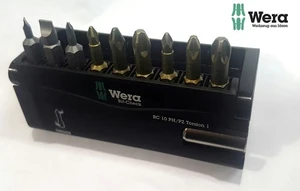 סט 10 ביטים דגם 4013288188533 Wera bit -check totsion 1