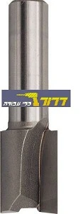 כרסום ישר קנה 1/4 שני להבים