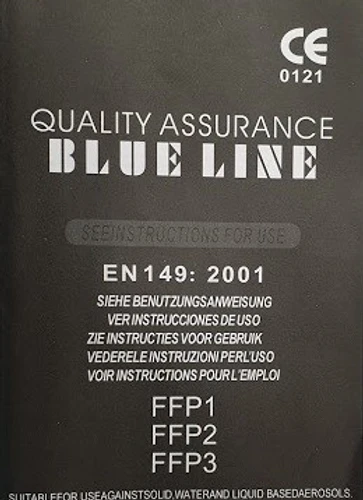 נשמית מגן מתקפלת 10 יח' BLUE LINE 