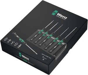 סט מברגי אלקטרוניקה טורקס עם שקע דגם Wera 5118154001