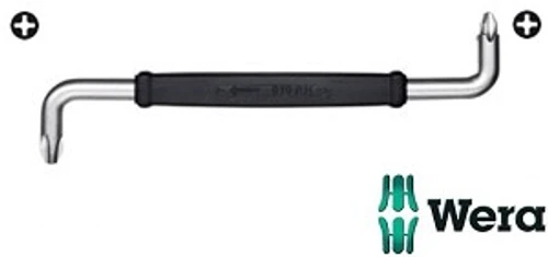 מברג דו צדדי Wera PH1+PH2