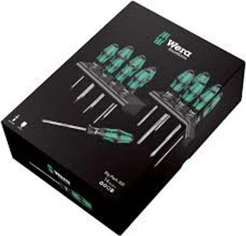 סט 14 יח' מברגים איכותי דגם 05105630001 Wera laser tip