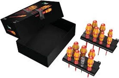 סט 14יח' מברגים מבודד דגם 5105631001 Wera 1000V laser tip 