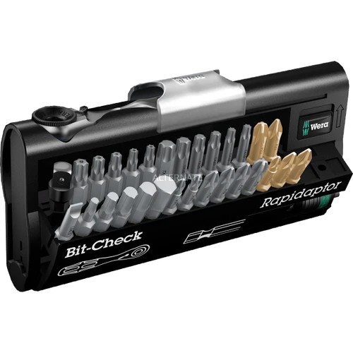 סט רצ'ט מיני 1/4 + ביטים דגם 73640, Wera BR30