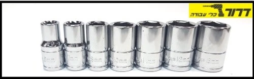 סט בוקסות + ידית רצ'ט D1/4 מ