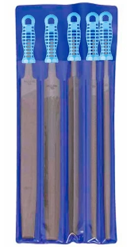 סט 5 פצירות גודל 8'' אינץ למתכת 46170 SIGNET 