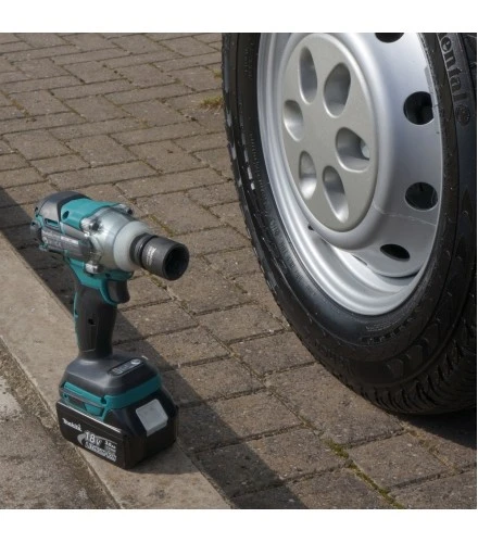 גוף מפתח רטיטה נטען בראשלס 1/2 MAKITA DTW281Z BL 18V