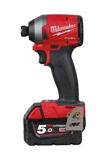 מברגת אימפקט רטיטה נטענת בראשלס + 2 סוללות Milwaukee Fuel M18 FID2 5Ah