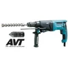 פטישון חשמלי שלושה מצבים + פוטר מתחלף MAKITA HR2611FT12 800W