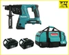 פטישון נטען ליתיום + 2 סוללות MAKITA DHR263RME 2X18 6Ah