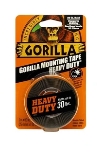 סרט דביק דו צדדי 1.52מטר 1אינץ Gorilla