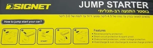 סט התנעה לרכב + סט אלן מושלם של WERA