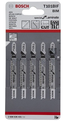 T101BIF סט 5 להבי מסור אנכי בוש Bosch