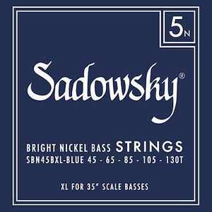 סט 5 מיתרים לבס Sadowsky NI BlueLabel 5 Set 45-130T